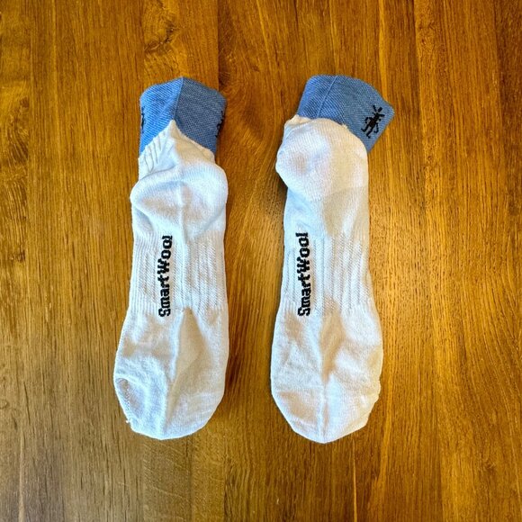 SMARTWOOL Merino Wool Hiking Socks Womens 7-8 M Medium Blue Ankle Sock EUC - Picture 4 of 7